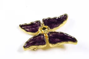 YVES SAINT LAURENT butterfly brooch