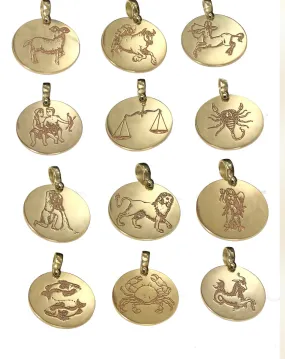 Zodiac sign pendant P287