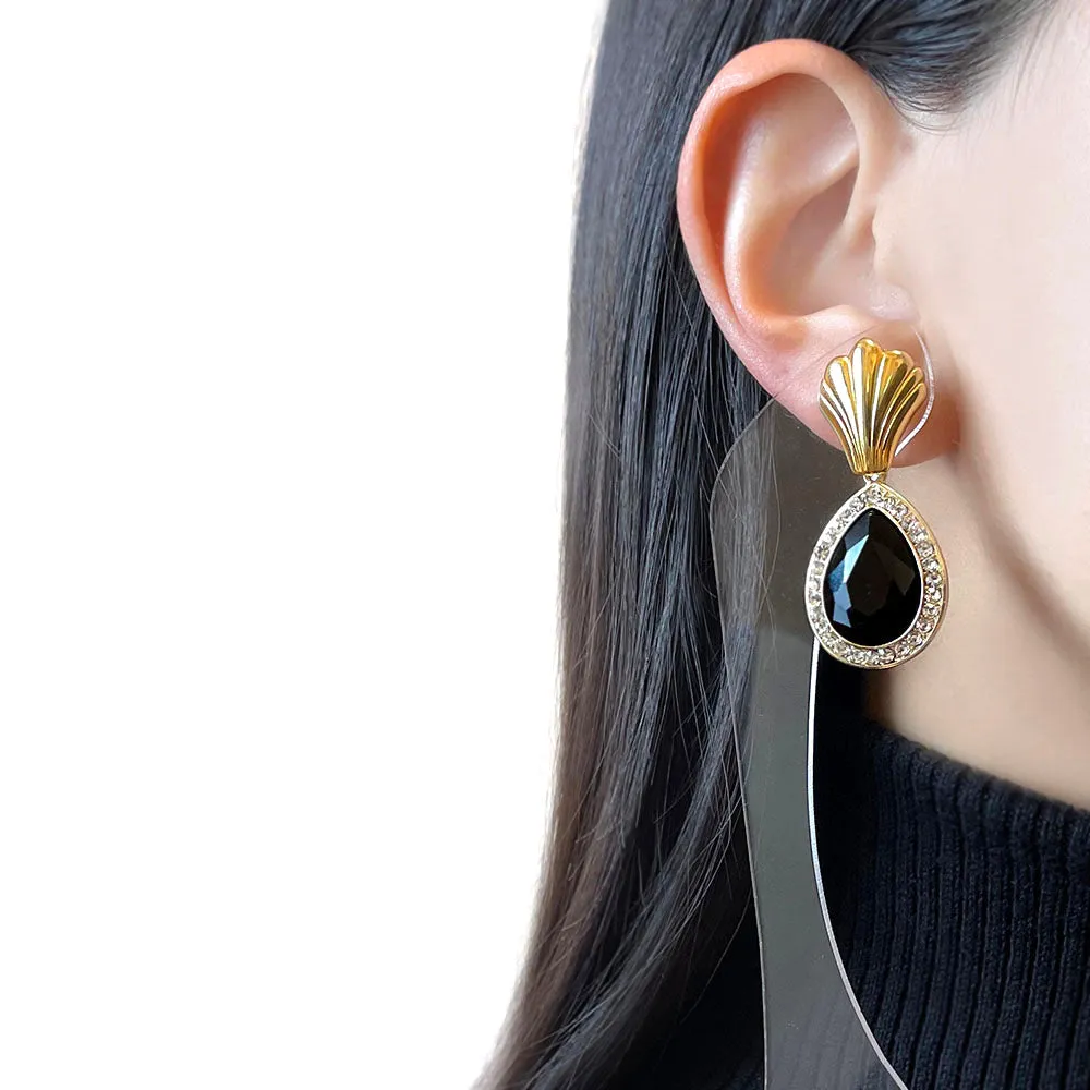 【カナダ輸入】ヴィンテージ NOLAN MILLER シェル ピアス/Vintage NOLAN MILLER Shell Post Earrings