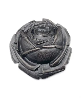 【ドイツ買付】ヴィンテージ SEIBOTH マットシルバー ローズ ブローチ/Vintage SEIBOTH Matte Silver Rose Brooch